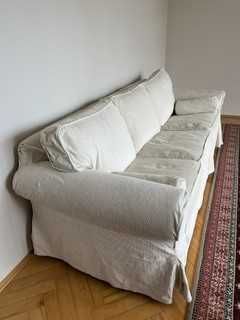 Sofa w kolorze ecru - nierozkładana