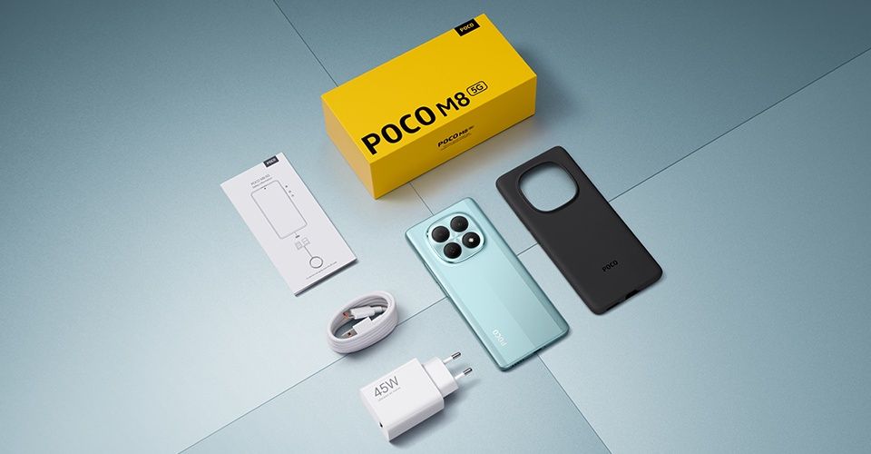 Смартфон POCO  M8, M7, NFC, Black