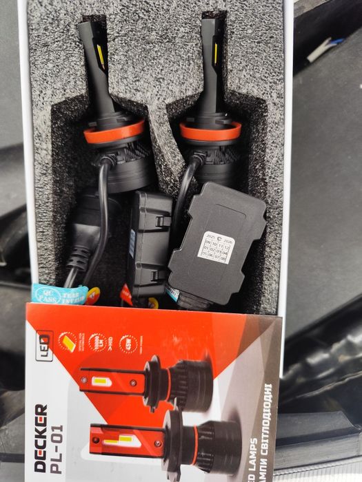 Продам лед лампи DECKER H11 PL-01