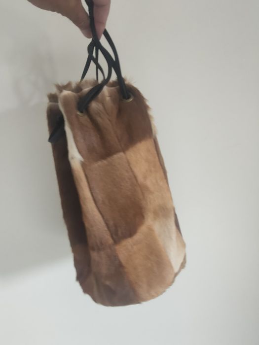 saco em pele vintage