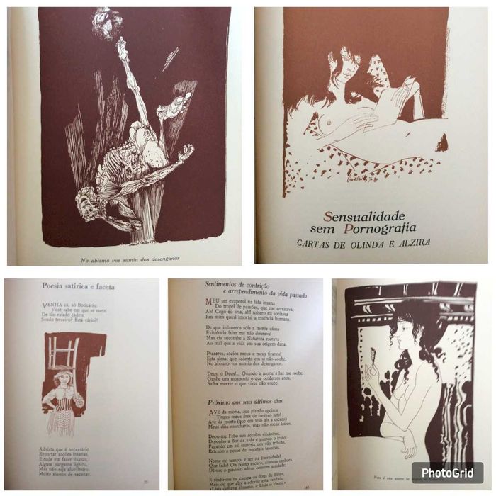 Bocage - Obras Escolhidas Lisboa, edição Artis, 1967, 1969, e 1970; 3 volumes