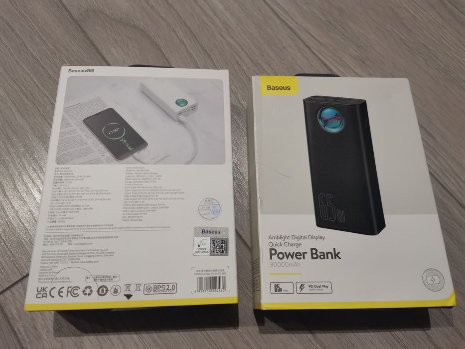 Повербанк Baseus 65W, 30000mAh