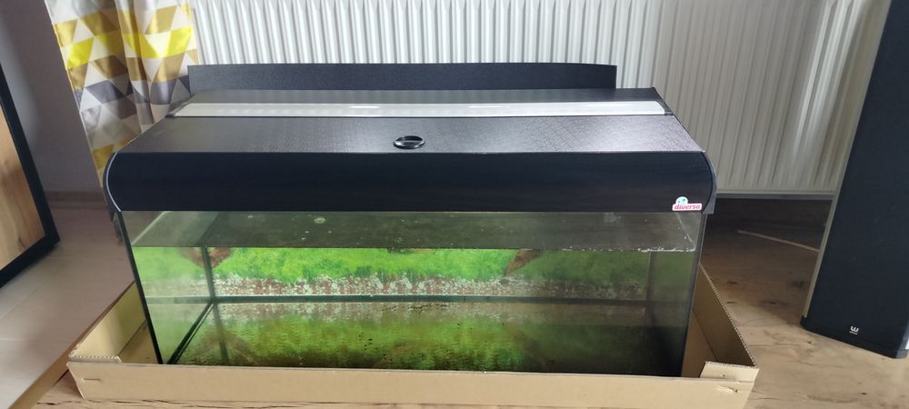 Akwarium 160 litrów wraz z osprzętem