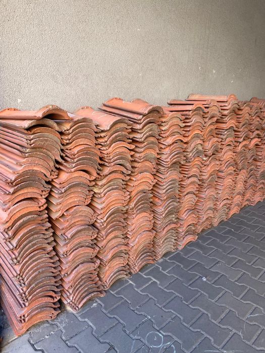 Dachówka cementowa z demontażu