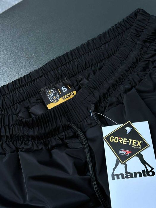 Чорні Штани MANTO GoreTex — Мужские Нейлоновые Штаны МАНТО ГорТекс