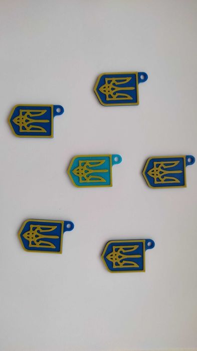 Брелок тризуб герб України