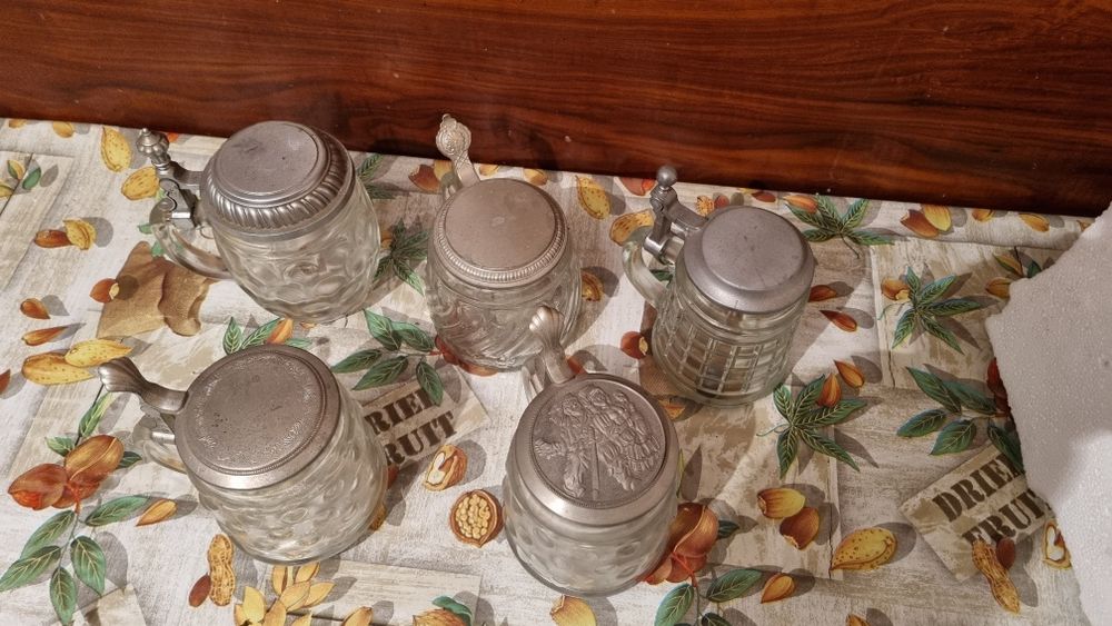 Kufel Kufle szklane z pokrywką