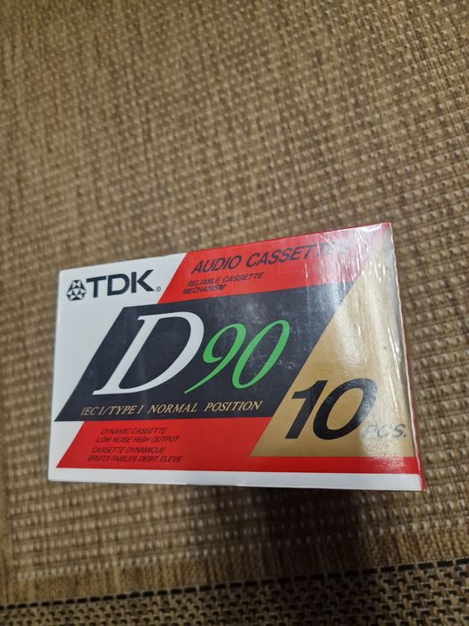Cassetes TDK D90 made in japan
