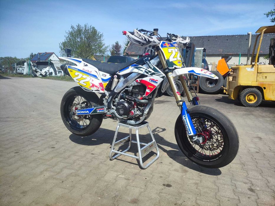 Wszystkie części Honda CRF 450 Supermoto 2008 Faba Faor Brembo Cobra