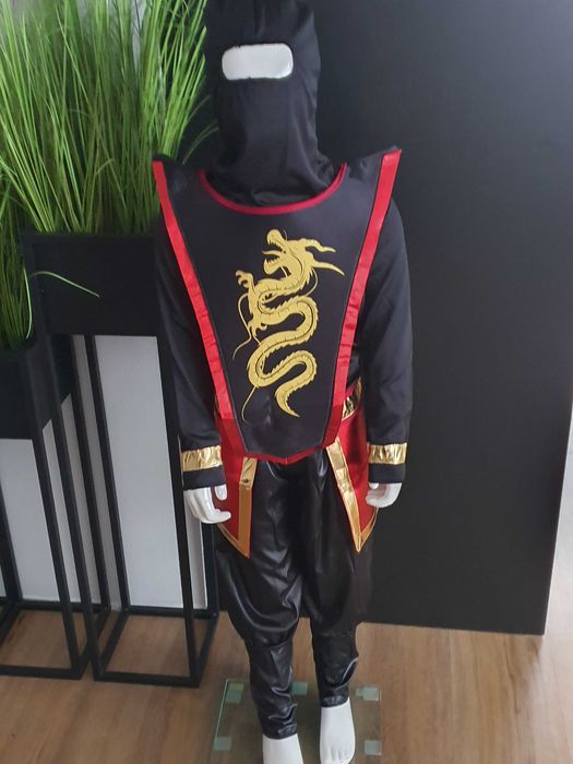 Strój przebranie kostium dla chłopca NINJA 130-140