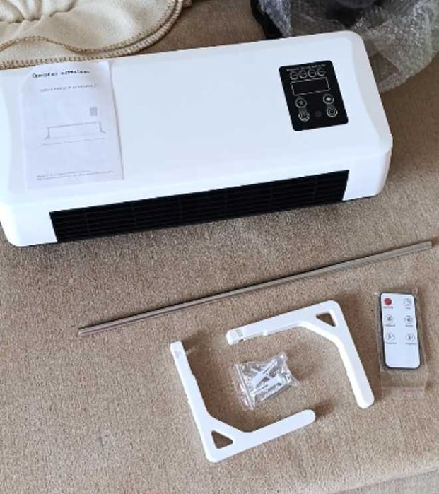 Обігрівач з пультом сушаркою настінний тепловентилятор дуйка LED екран