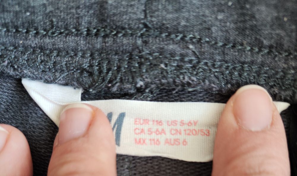 Leginsy tregginsy spodnie rurki 116