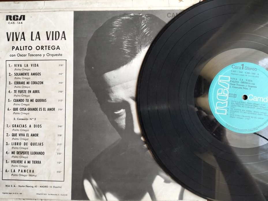 Disco de vinil LP Palito Ortega