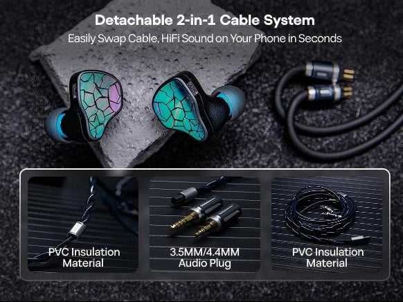 ‼️ THIEAUDIO Hype 4 MKII - гибридные iem's наушники 2DD+4BA Knowles