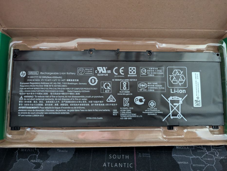 Bateria SR03XL do laptopa HP