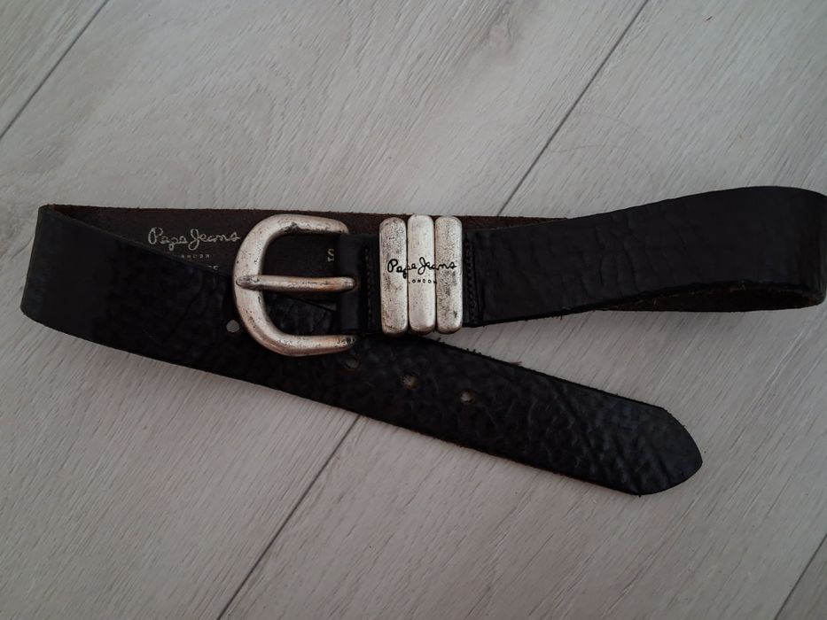 Шкіряний вінтажний пасок pepe jeans ,ремень