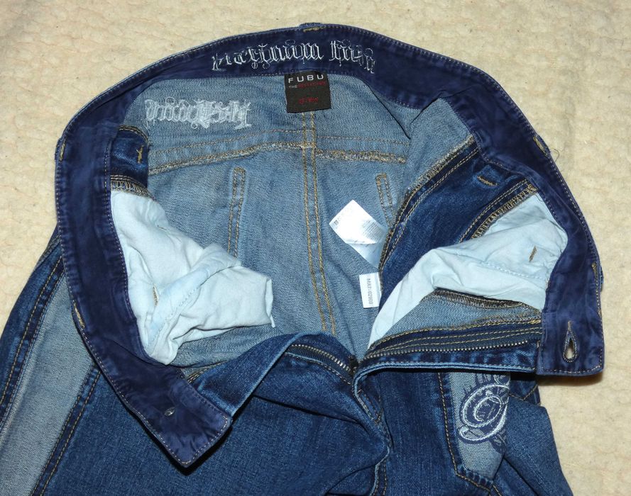 Прокаченные рэп джинсы Fubu Platinum - оригинал