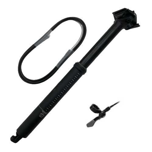 NOWA Sztyca regulowana 31,6mm x 150mm manetka z obejmą wspornik siodła