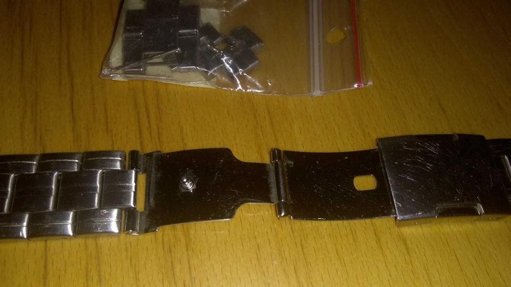 bransoleta stal chrom do  timex kompas oryginalna
