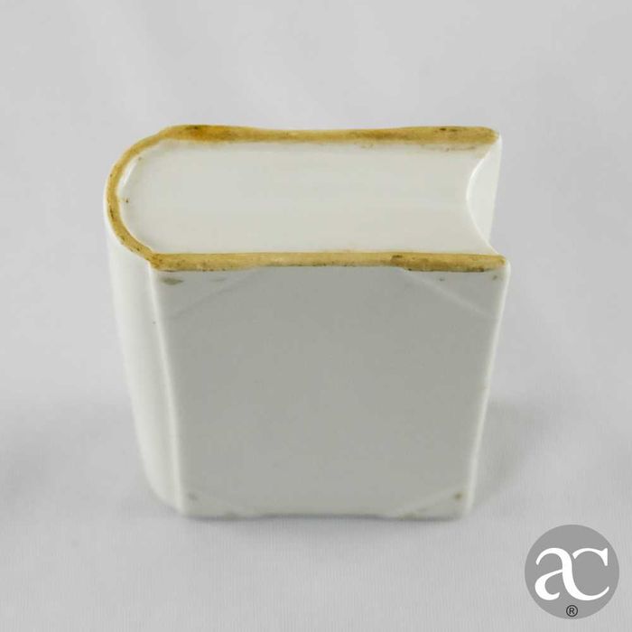 Paliteiro em forma de livro, porcelana Vista Alegre