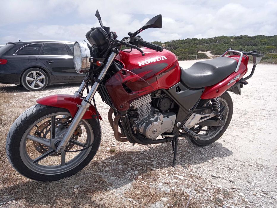 Honda CB 500 43 kW vermelho metálico