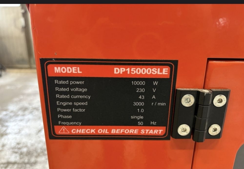 Agregat prądotwórczy 10kVA diesel Glendale