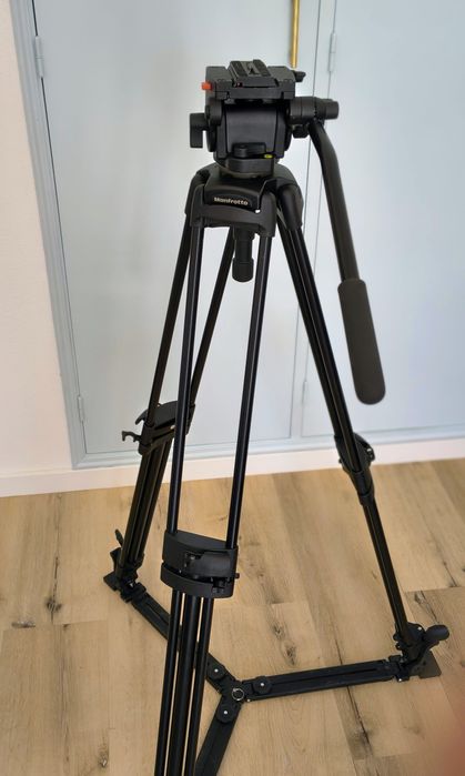Kit Tripé Manfrotto 525 MVB + Cabeça 501