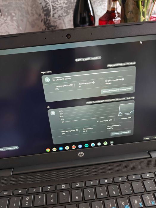 Ноутбук HP Chromebook 14-ca043cl  IPS FullHD + нова батарея 99%
