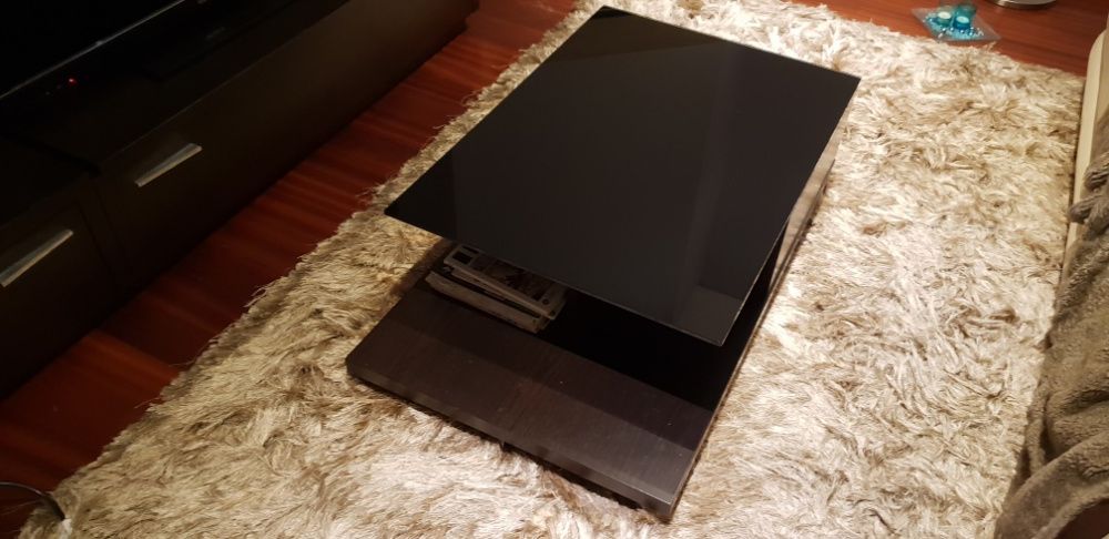 Mesa de centro em carvalho wengue