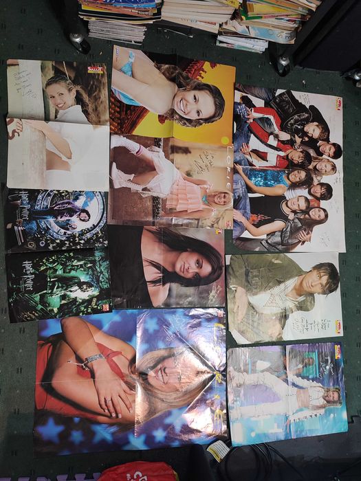 Lote 64 Posters antigos Música/Cinema