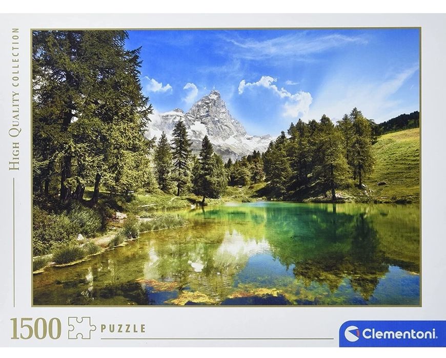Puzzle 1500 peças Clementoni - Lago Azul