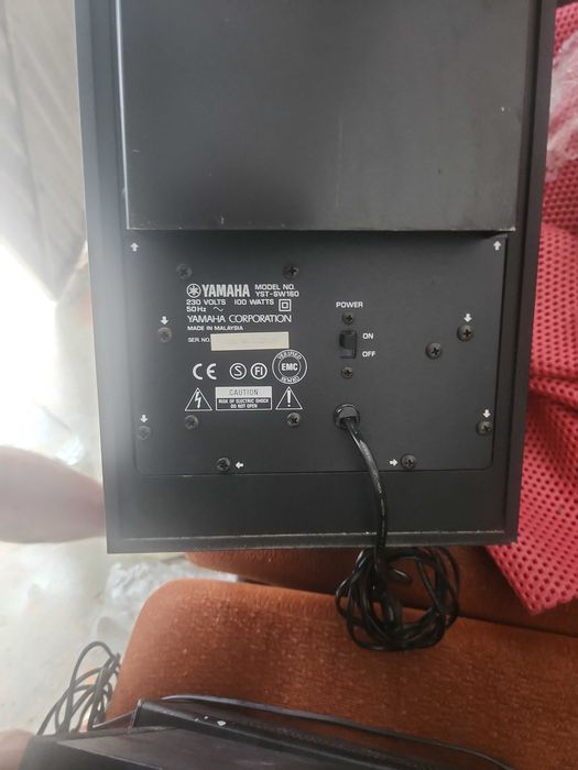 Subwoofer Yamaha YST-SW160 – Graves potentes!