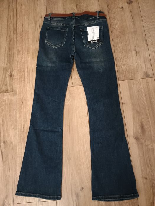 r.M/38 M.SARA damskie dżinsy Flare-dzwony