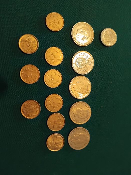 Lote de 46 Moedas de Espanha