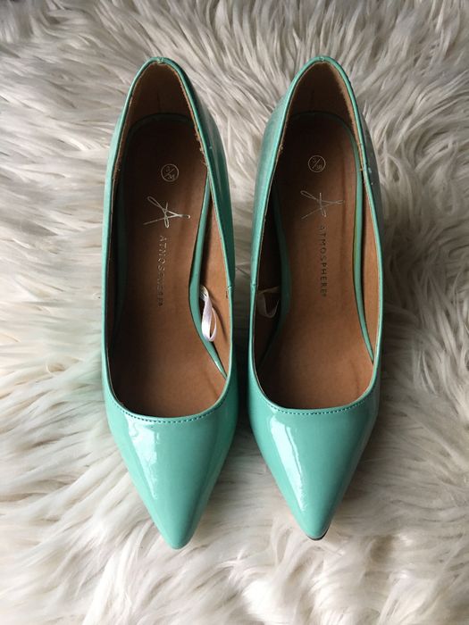 Miętowe szpilki Atmosphere rozm. 36