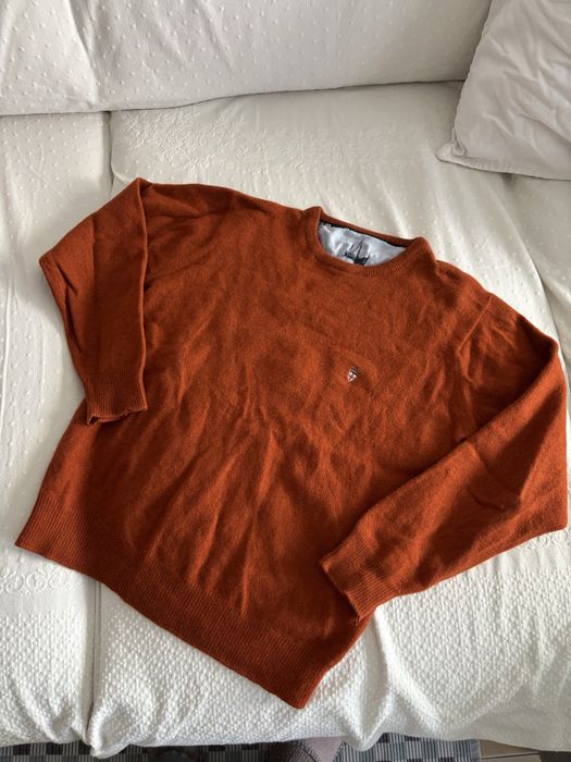 camisola de malha tom laranja rulys, L veste a S