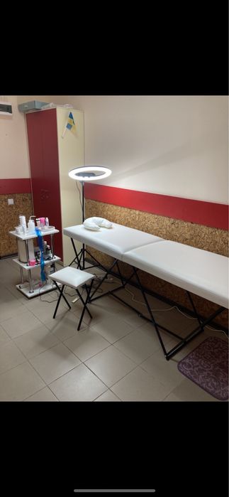 НОВА Кушетка автоматична. Для нарощення вій,косметології, тату, масажу