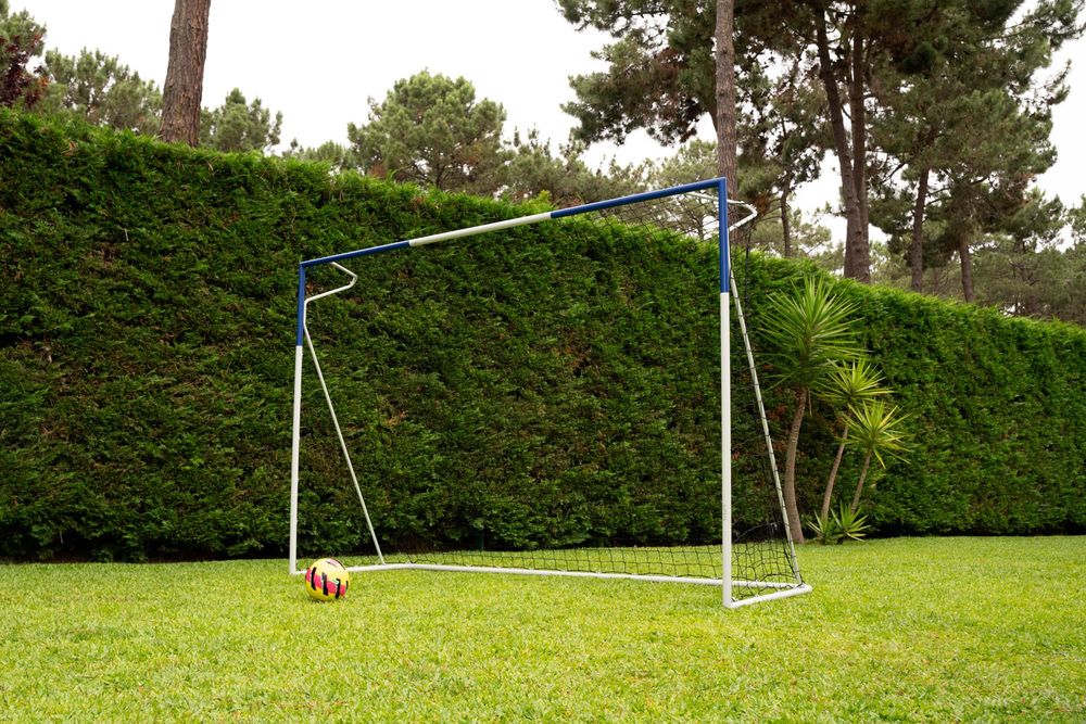 Baliza de Futebol CLASSIC L (300 cm x 200 cm) Branco - Garantia 5 Anos
