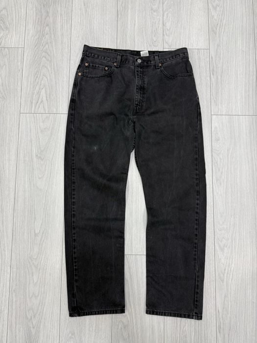 Джинси Levis 505 36х32 чорні класичні джинсы левайс levi's черные