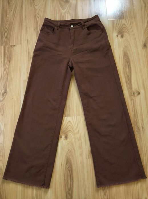 Spodnie jeansowe szerokie rozmiar M