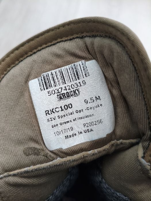 Rocky S2V Waterproof 600G Insulated Military Boot