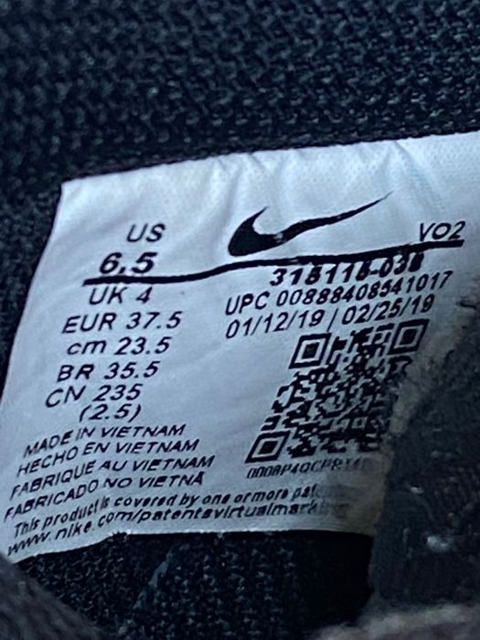 Buty nike air force 1 low 07' triple black