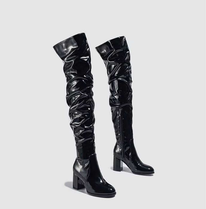 Kozaki za kolano 3 kolory