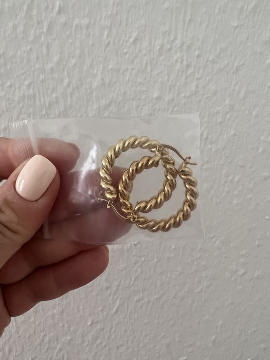 Сережки кільця, конго, тренд, нові.