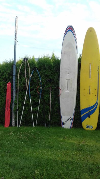 windsurfingowy, maszt, żagiel, bom