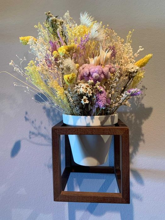 Zestaw 3 ścienne doniczki wiszące kwietniki na ścianę dom loft