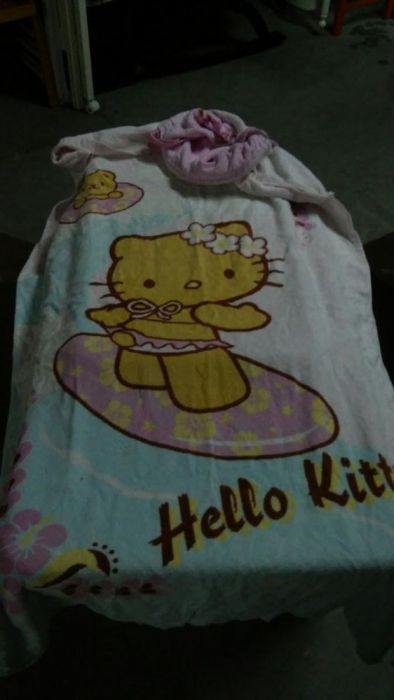 Toalha da hello kitty