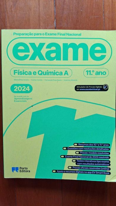 livro de exame 11º da porto editora