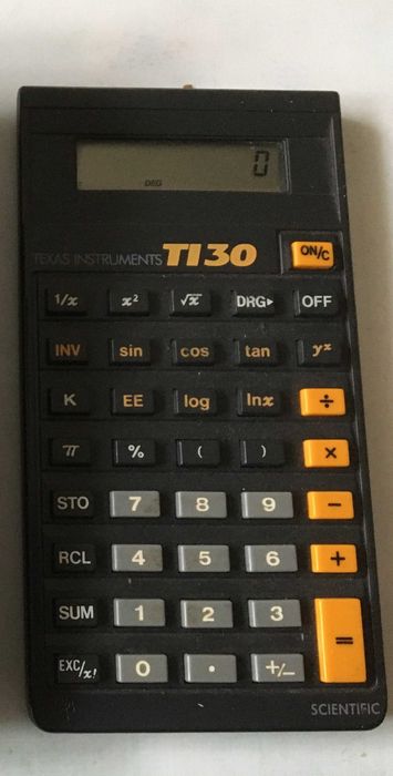 Kalkulatory Texas Instruments Ti-30 Retro 1989 rok Casio, Citizen