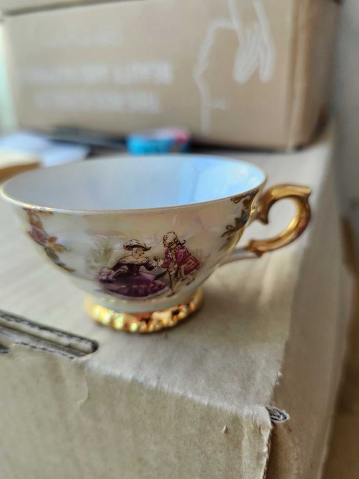 Jogo de café Western Germany anos 1930/40 Gold 22